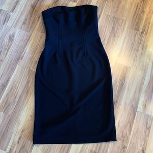 Banana Republic Black Strapless Dress